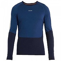 [해외]아이스브레이커 200 Sonebula Crewe Merino 긴팔 베이스 레이어 7140125480 Mid Navy / Royal Navy / Snow / Cb