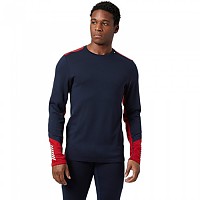 [해외]헬리한센 Lifa Merino MidWeight Crew 긴팔 베이스 레이어 7139135656 Navy