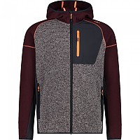 [해외]CMP Fix Hood 32H2187 후드가 달린 양털 4140286636 Burgundy / Antracite