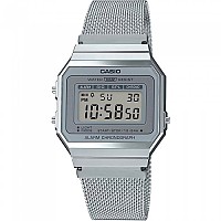 [해외]카시오 Retro Vintage 시계 140393669 Silver Grey / Silver Grey / Lcd Silver Grey