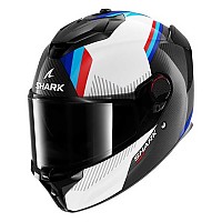 [해외]샤크 스파르탄 GT Pro Dokhta Carbon 풀페이스 헬멧 9140367325 Carbon / White / Blue