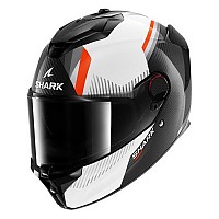 [해외]샤크 스파르탄 GT Pro Dokhta Carbon 풀페이스 헬멧 9140367326 Carbon / White / Orange