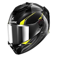 [해외]샤크 스파르탄 GT Pro Kultram Carbon 풀페이스 헬멧 9140367329 Carbon / Black / Yellow