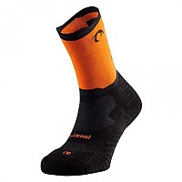 [해외]LURBEL Rise Five Half 긴 양말 6140278856 Black / Orange