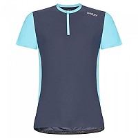 [해외]오클리 APPAREL Point To Point 1/4 Zip 반팔 저지 1139742986 Fathom / Bright Blue