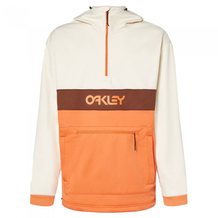 [해외]오클리 APPAREL TNP Nose Grab Softshell 후드티 4139743347 Arctic White / Soft Orange