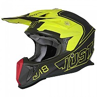 [해외]JUST1 J18 Vertigo 오프로드 헬멧 9138646816 Red / Grey / Fluo Yellow