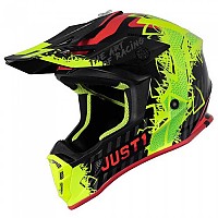 [해외]JUST1 J38 Mask 오프로드 헬멧 9138646832 Fluo Yellow / Red / Black