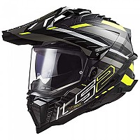 [해외]LS2 MX701 Explorer Carbon Edge 풀페이스 헬멧 9139368609 Black / High Visibility Yellow