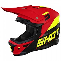 [해외]SHOT Furious Chase 오프로드 헬멧 9138299868 Red / Neon Yellow Matt