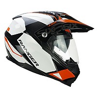 [해외]CGM 666G Twin Ranger 오프로드 헬멧 9139489719 White / Orange