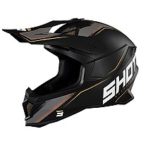 [해외]SHOT Lite Prism 오프로드 헬멧 9138299972 Black / Gold Matt