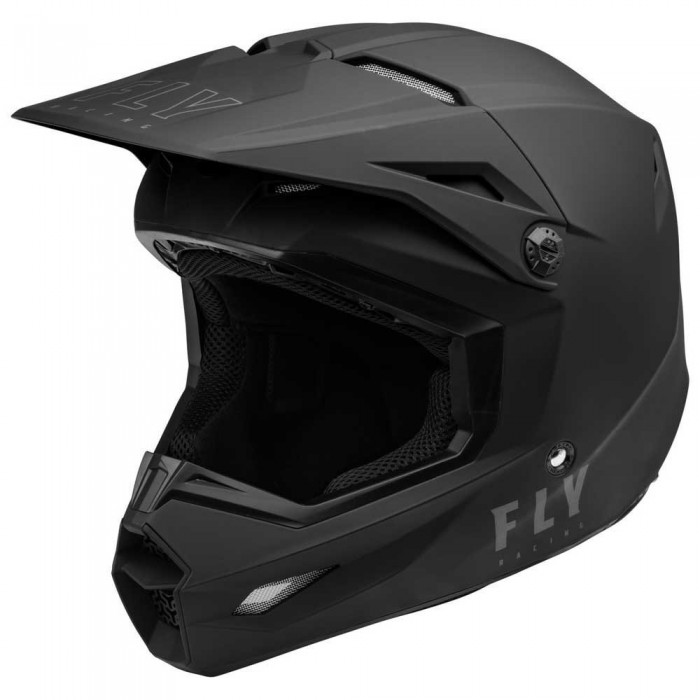 [해외]FLY RACING Kinetic Solid 주니어 오프로드 헬멧 9140293987 Black