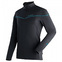 [해외]MAIER SPORTS Midlayer Nago Rec 하프 지퍼 플리스 4140482308 Black / Imperial Bl