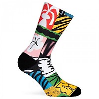 [해외]PACIFIC SOCKS Trashart Half 긴 양말 6140496282 Multicolor