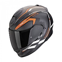 [해외]SCORPION EXO-491 Kripta 풀페이스 헬멧 9140482056 Matt Black / Orange / White