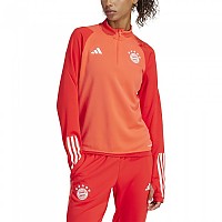 [해외]아디다스 FC Bayern Munich 23/24 훈련 여성용 하프 지퍼 스웨트셔츠 3140538584 Bright Red / Red / White