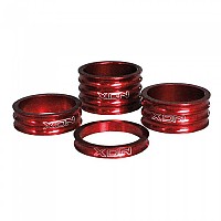 [해외]XON 5/10/15/20 mm 핸들바용 심 키트 28.6 mm 4 단위 1140593162 Red