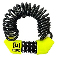 [해외]URBAN SECURITY UR446 케이블 잠금 장치 9140512735 Black / Yellow