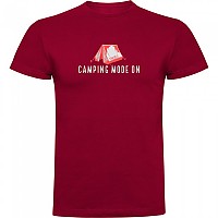 [해외]KRUSKIS Camping Mode On 반팔 티셔츠 4140613623 Dark Red