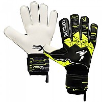 [해외]PRECISION Junior Fusion X Flat Cut Finger Protect 골키퍼 글러브 3140609281 Black / Fluo Yellow