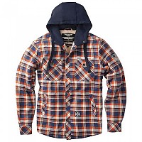 [해외]WEST COAST CHOPPERS Sherpa Lined Flannel 자켓 9139488805 Brown / Orange