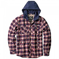 [해외]WEST COAST CHOPPERS Sherpa Lined Flannel 자켓 9139488806 Navy / Red