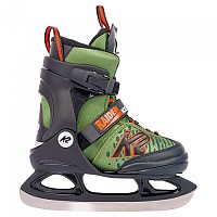 [해외]K2 ICE SKATES Raider Ice 어린이용 아이스 스케이트 14139061632 Green / Orange