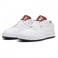 [해외]푸마 Court Classic Lux 운동화 140377564 White / Team Regal Red / Gold