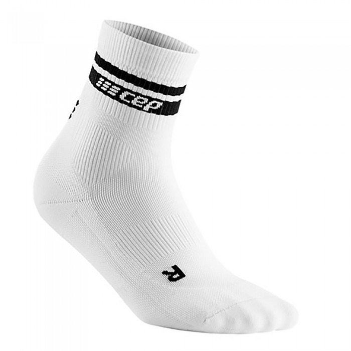 [해외]CEP Classic 80´s Half 짧은 양말 6140582923 White / Black