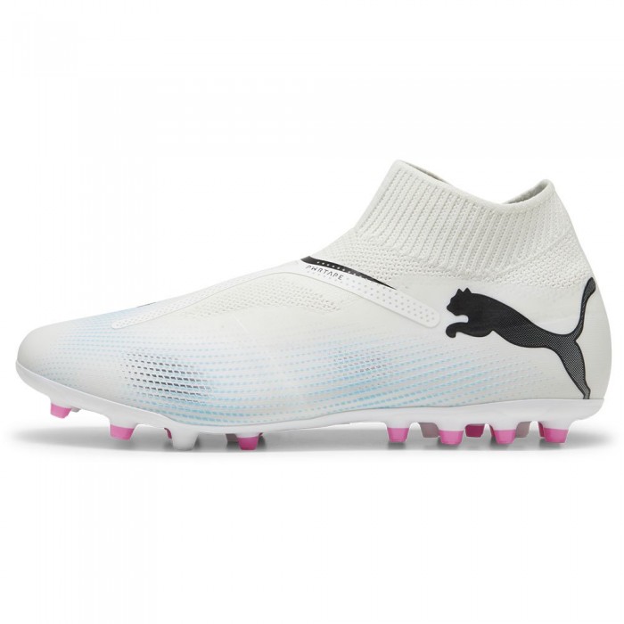 [해외]푸마 Future 7 Match+ Ll MG 축구화 3140377747 White / Black / Poison Pink