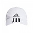 [해외]아디다스 AeroReady 3 Stripes 모자 6137894385 White / Black / Black