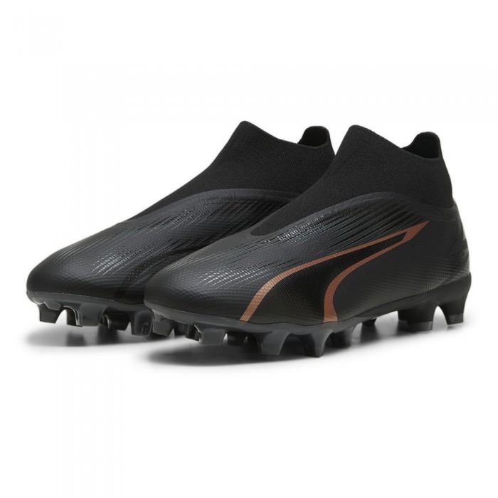 [해외]푸마 Ultra Match+ Ll FG/AG 축구화 3140378304 Black / Copper Rose