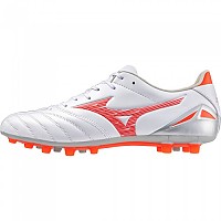 [해외]미즈노 Morelia Neo IV Pro AG 축구화 3140433767 White / Radiant Red / Hot Coral