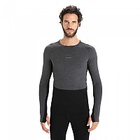 [해외]아이스브레이커 260 ZoneKnit™ Merino 긴팔 베이스 레이어 7140742225 Jet Heather / Black / Metro H