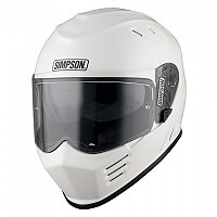 [해외]SIMPSON Venom ECE22.06 풀페이스 헬멧 9140663879 White