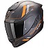 [해외]SCORPION EXO-1400 EVO II Carbon Air Mirage 풀페이스 헬멧 9140546440 Matt Black / Orange