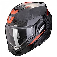 [해외]SCORPION EXO-TECH EVO Carbon Rover 모듈형 헬멧 9140546516 Black / Red