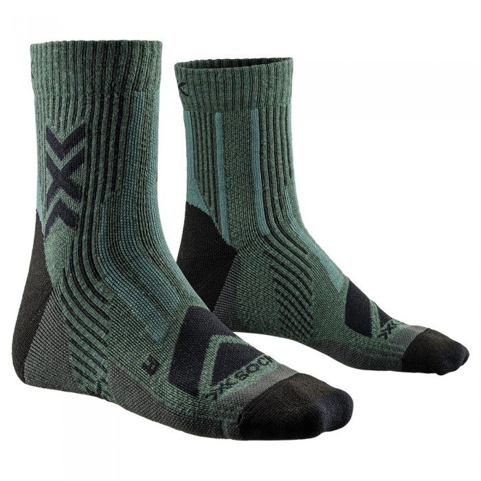 [해외]X-SOCKS Hike Perform Merino 양말 6140579844 Dark Sage / Black