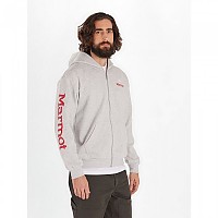 [해외]마모트 For Life 풀지퍼 스웨트셔츠 4140623783 Light Grey Heather