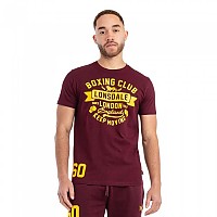 [해외]LONSDALE Gruting 반팔 티셔츠 7140760262 Oxblood / Yellow