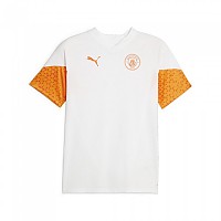 [해외]푸마 Manchester City FC 23/24 훈련 반팔 티셔츠 3140130512 White / Orange Popsicle