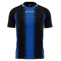 [해외]GIVOVA Stripe 반팔 티셔츠 3140780895 Black / Royal