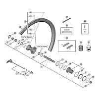 [해외]시마노 WH-R9200-C36-TU-R 오른쪽 스포크 1 단위 1138733784 Black