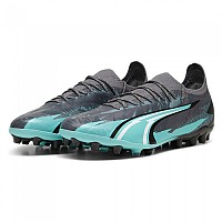 [해외]푸마 Ultra Ultimate Rush MG 축구화 3140378360 Strong Gray / White / Elektro Aqua