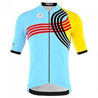 [해외]BIORACER Icon BOIC Olympics Paris 2024 반팔 저지 1140816034 Light Blue / Yellow / Red / Black