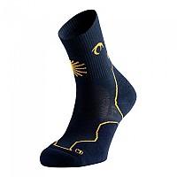 [해외]LURBEL Tierra Peregrino Four Half 긴 양말 6140859052 Navy / Yellow