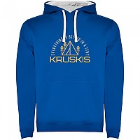 [해외]KRUSKIS Everything Is Better Bicolor 후드티 4140891151 Royal Blue / White