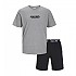 [해외]잭앤존스 Oliver 운동복 12140438718 Light Grey Melange / Pack Black Shorts