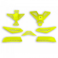 [해외]UFO Diamond 헬멧 측면 통풍구 9140864372 Neon Yellow